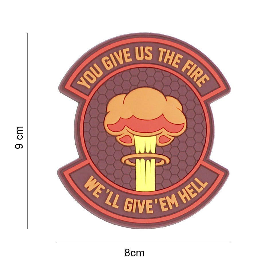 We give em hell patch
