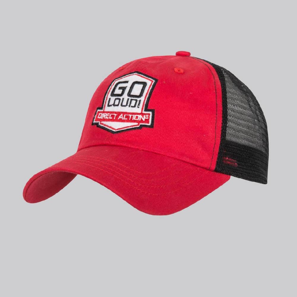 Direct Action GO LOUD Feed Cap Red